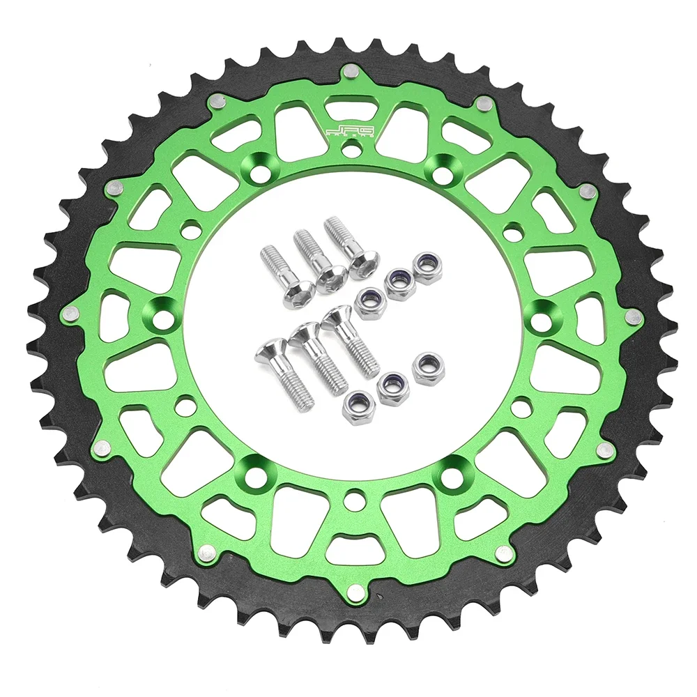 Rear Chain Sprocket For KAWASAKI KX KXF KX125 KX250 KX500 KX250F KXF250 KX450F KXF450 KDX220 KLX250 KLX300 KLX450R KLX650R