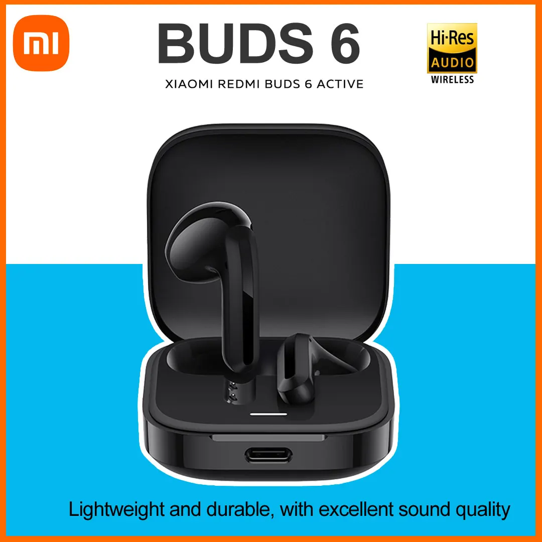 

New Xiaomi Redmi Buds 6 Vitality Edition Bluetooth 5.4 Noise Reduction Earphone 30H Battery Life 5 Tuning Modes Wireless Headset