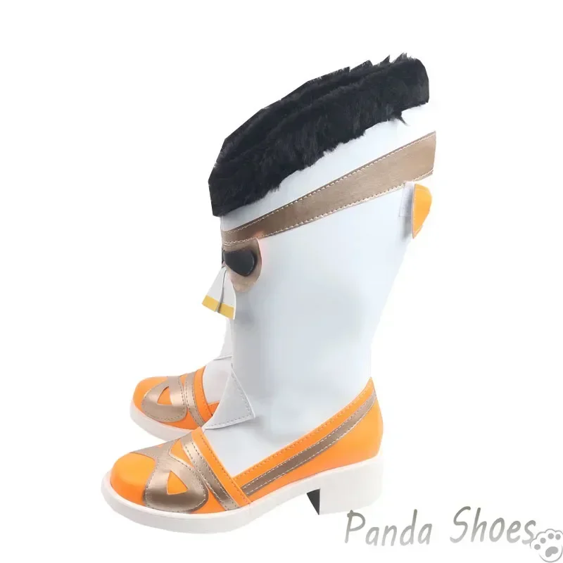 Genshinimpact Yaoyao Cosplay Schuhe Anime Spiel Cos Lange Stiefel Comic Yao Yao Cosplay Kostüm Prop Schuhe für Con Halloween Party