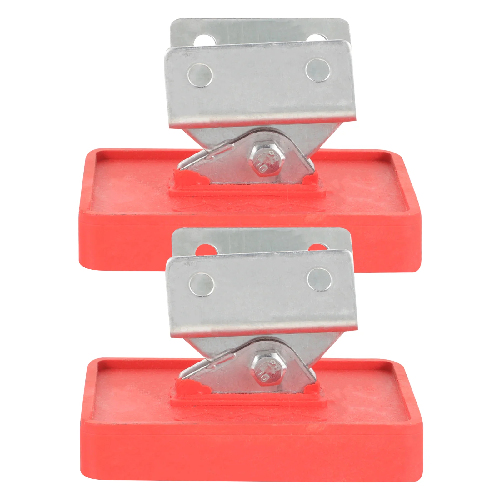 2 Pcs Hooks Ladder Anti-skid Mat Ladders for Home Leg Caps Telescopic Red Rubber Cover