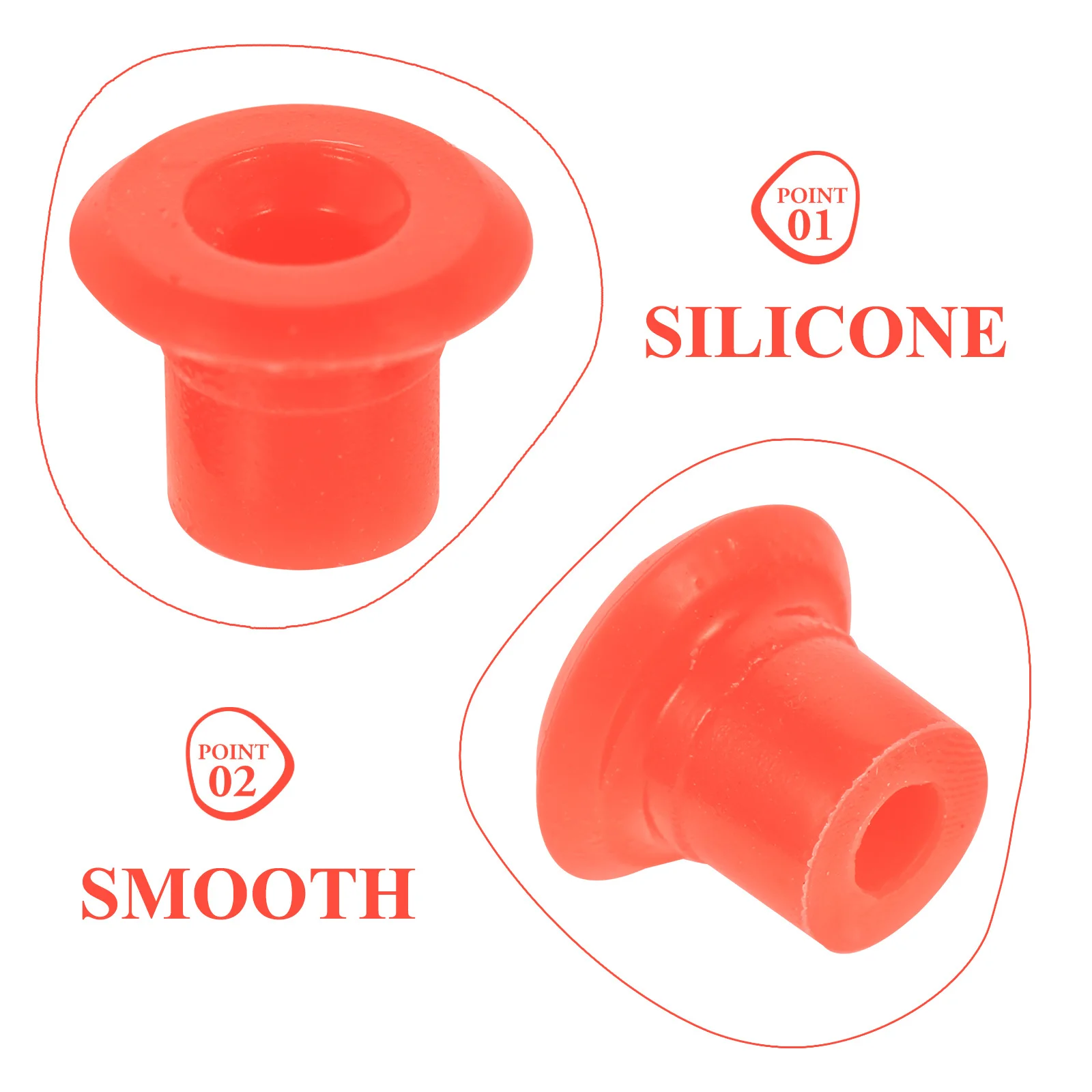 

1 Box Tattoos Needle Grommets Compact Silicone Tattoo Supplies for Safe Precise Needle Fixing Tattoos Accessories