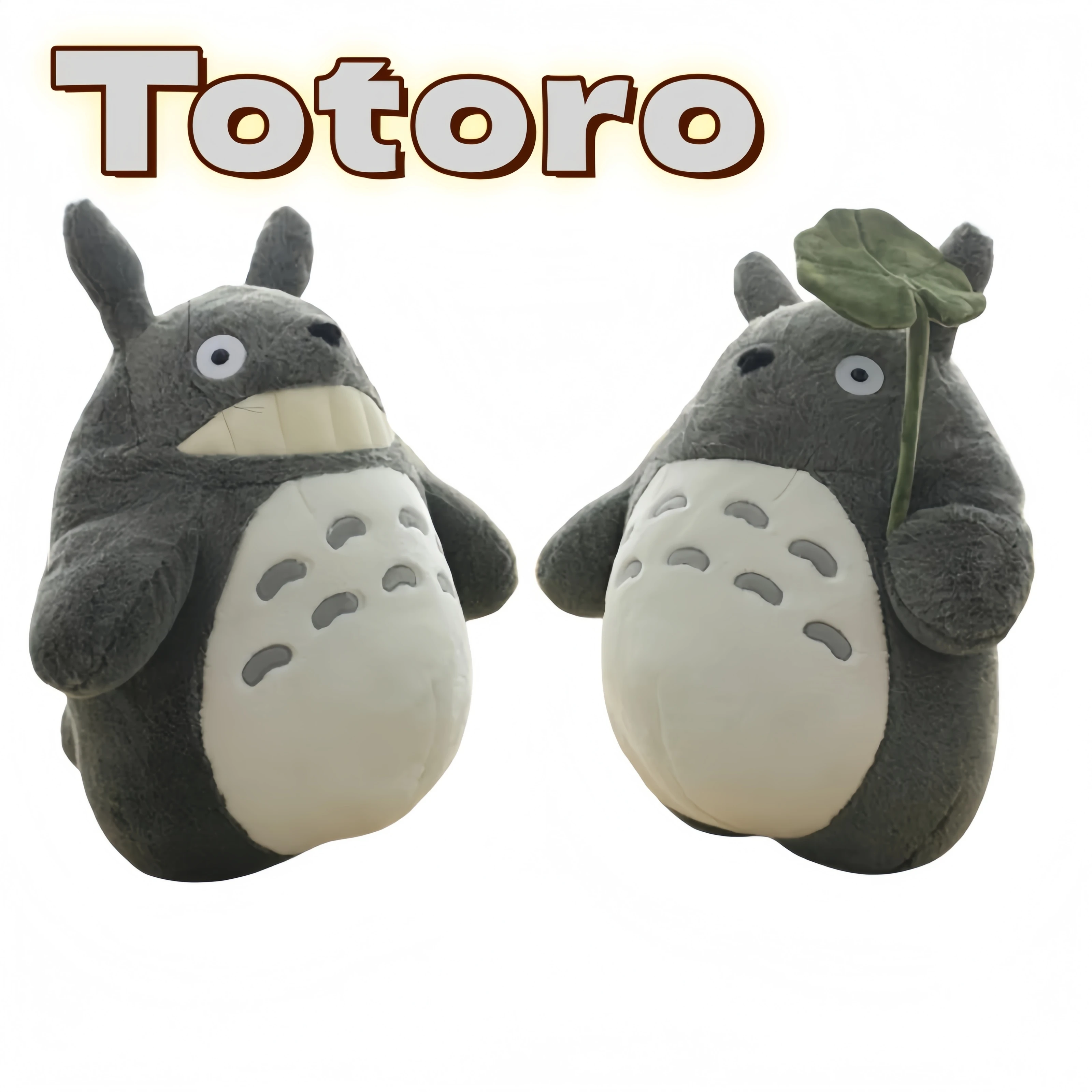 

Cute Totoro Plush Toy Stuffed Smile Totoro Lotus Leaf Plushies Toy Movie Anime Doll Soft Throw Pillow Sofa Bed Room Decor