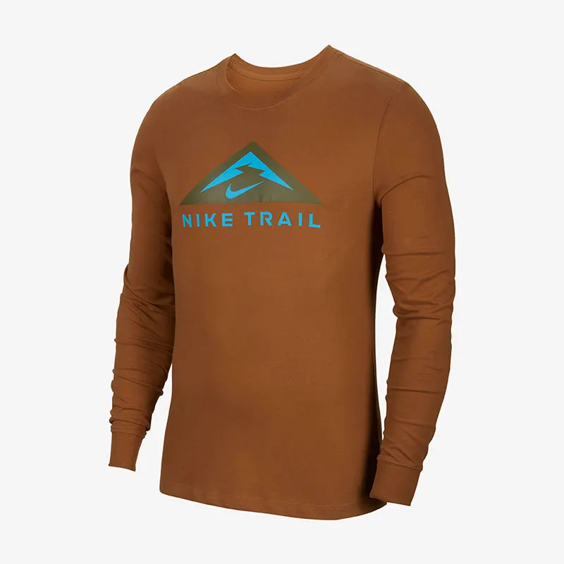 Nike genuine autumn and winter new men's fitness, sports and leisure long sleeved T-shirt DV9382-270