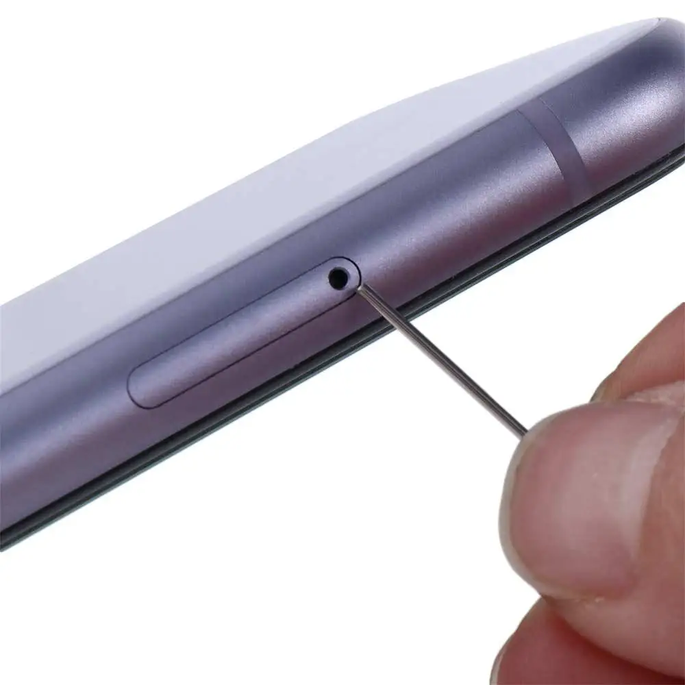 Outil de clé de téléphone en acier pour smartphone, outils d'utilisation de téléphone, retrait de broche d'éjection de téléphone portable, carte SIM, carte d'éjection