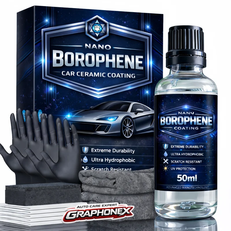 

Pro Boron-Enhanced Nano Borophene Car Ceramic Coating - 50ml | Extreme Durability, Ultra Hydrophobic, Scratch Resistant