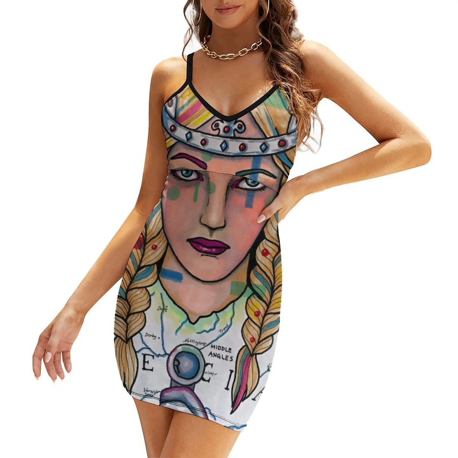 

thelfld, Lady of the Mercians Sling Dress summer women's dress 2025 women's evening dresses 2025 dress summer 2025 women