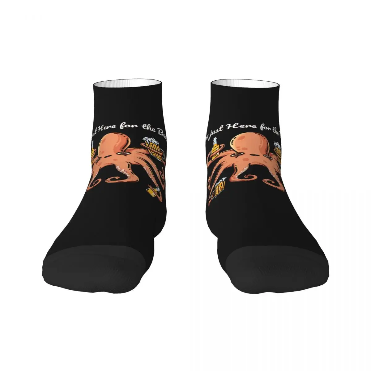 

Funny Beer Octopus Men's Crew Socks Unisex Fun Spring Summer Autumn Winter Dress Socks