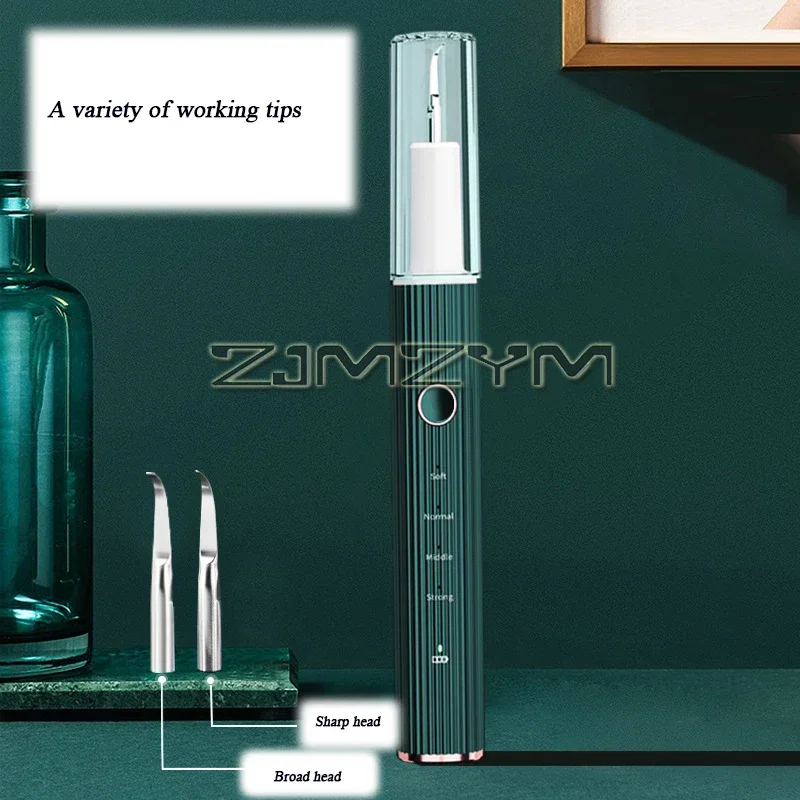 مبيض الأسنان الكهربائية المحمولة حماية انقطاع التيار الكهربائي أداة تنظيف الأسنان بالموجات فوق الصوتية لتقويم الأسنان الحساسة