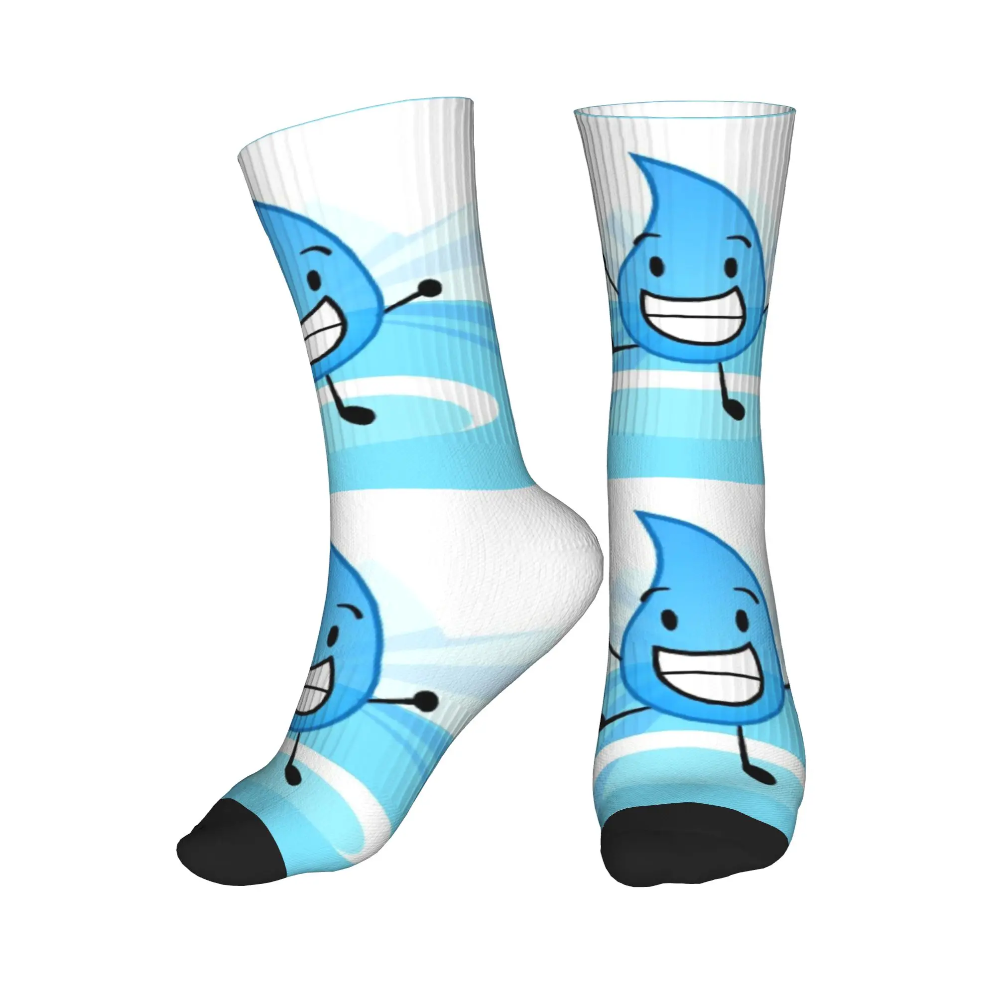 

Носки All Seasons Battle for Dream Island BFDI Teardrop Sport Middle Tube, впитывающие пот, носки средней длины, чулки для мужчин и женщин