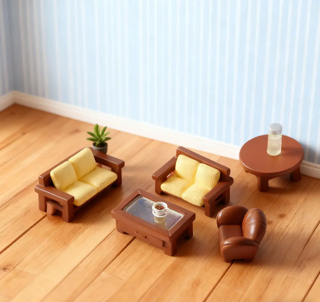 1:12 Dollhouse Mini Furniture (Modern European-Chinese Style): Dollhouse Accessories, Mini Scene Decor & Home Decor Ornaments