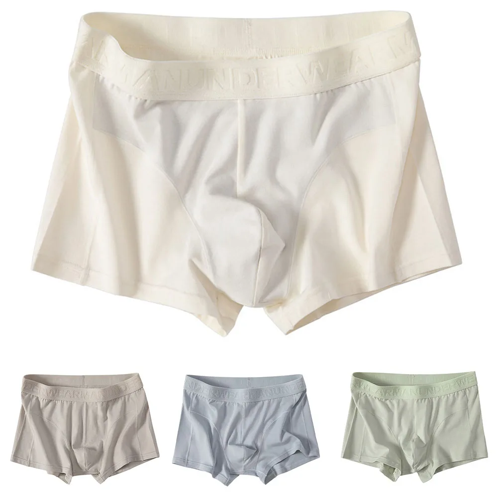 

Double-layer Underwear Breathable Trunks Athletic Activities Green Breathable Cotton Boxers Men Comfortable Fit