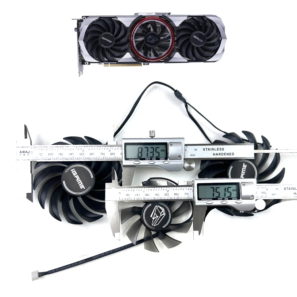 Cooling Fan PVA080E12R 88mm For Colorful iGame RTX3060 3070 3080 3090 Advanced RTX 3080 Ti RTX3090 kudan RTX3070 Ti video Fans