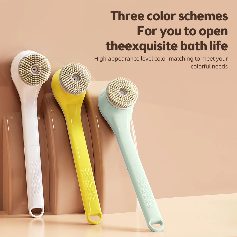 

Электрическая щетка для душа, перезаряжаемая, водонепроницаемая IPX7, 3-скоростная 6-в-1, беспроводная насадка для душа, инструмент для ленивой чистки