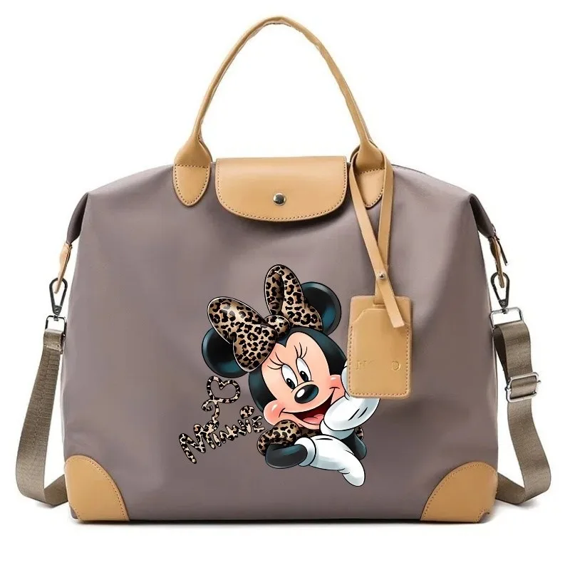 DSN Cartoon Mickey Minnie Mouse Cute Tote Bag Portable Large Capacity Travel Outdoor Tote Storage Bag Birthday Gifts
