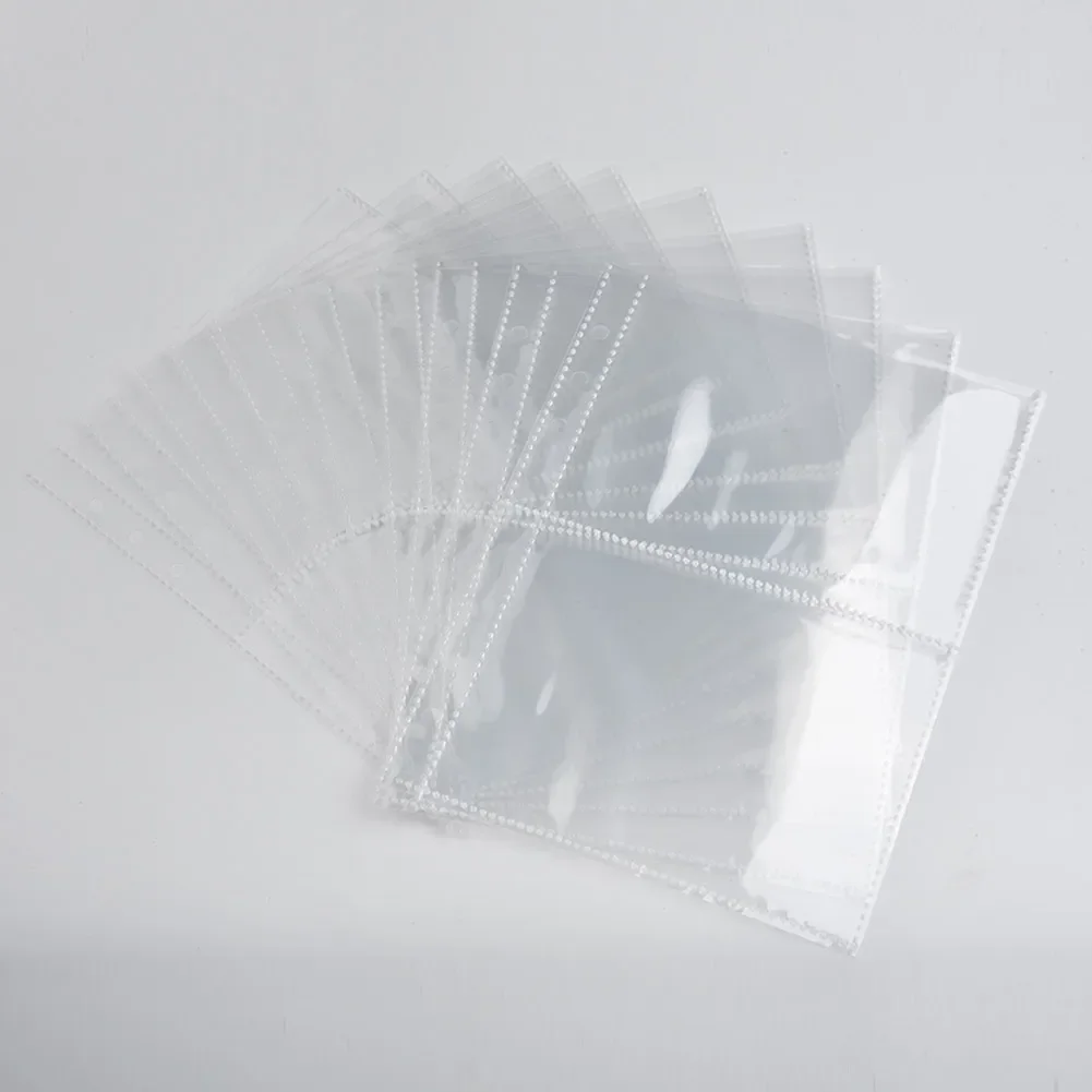 Transparent A5 Binder Sleeves A5 Sleeves A5 Sleeves 10pcs 15.2*19.8cm Clear KPOP Lomo Cards Photo Album Binder Photo Albums