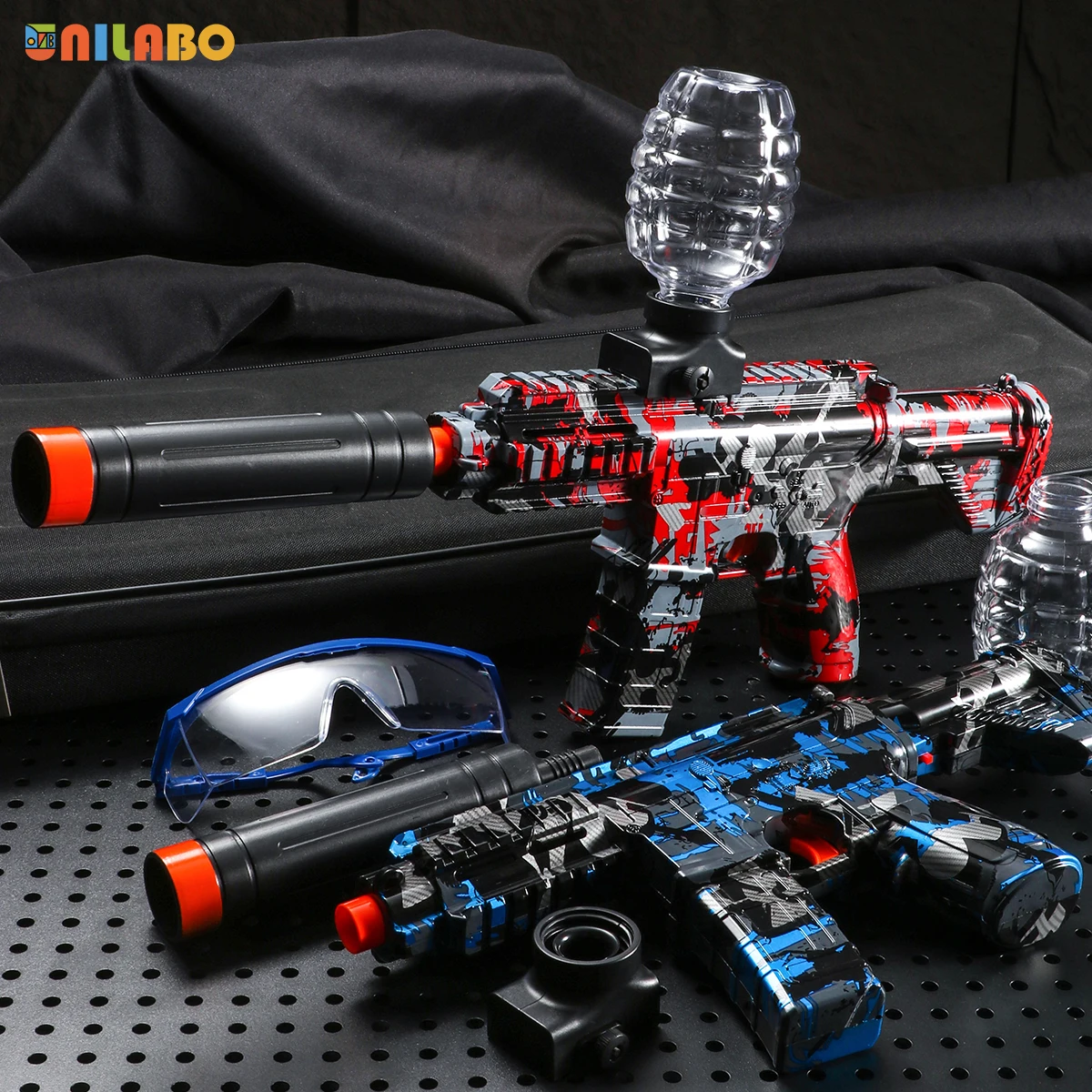 M416 Electric Blaster Gun Toys, Rechargeable Automatic Outdoor Toys for Team Family Activities, Perfect Gift(Bullets Excluded)
