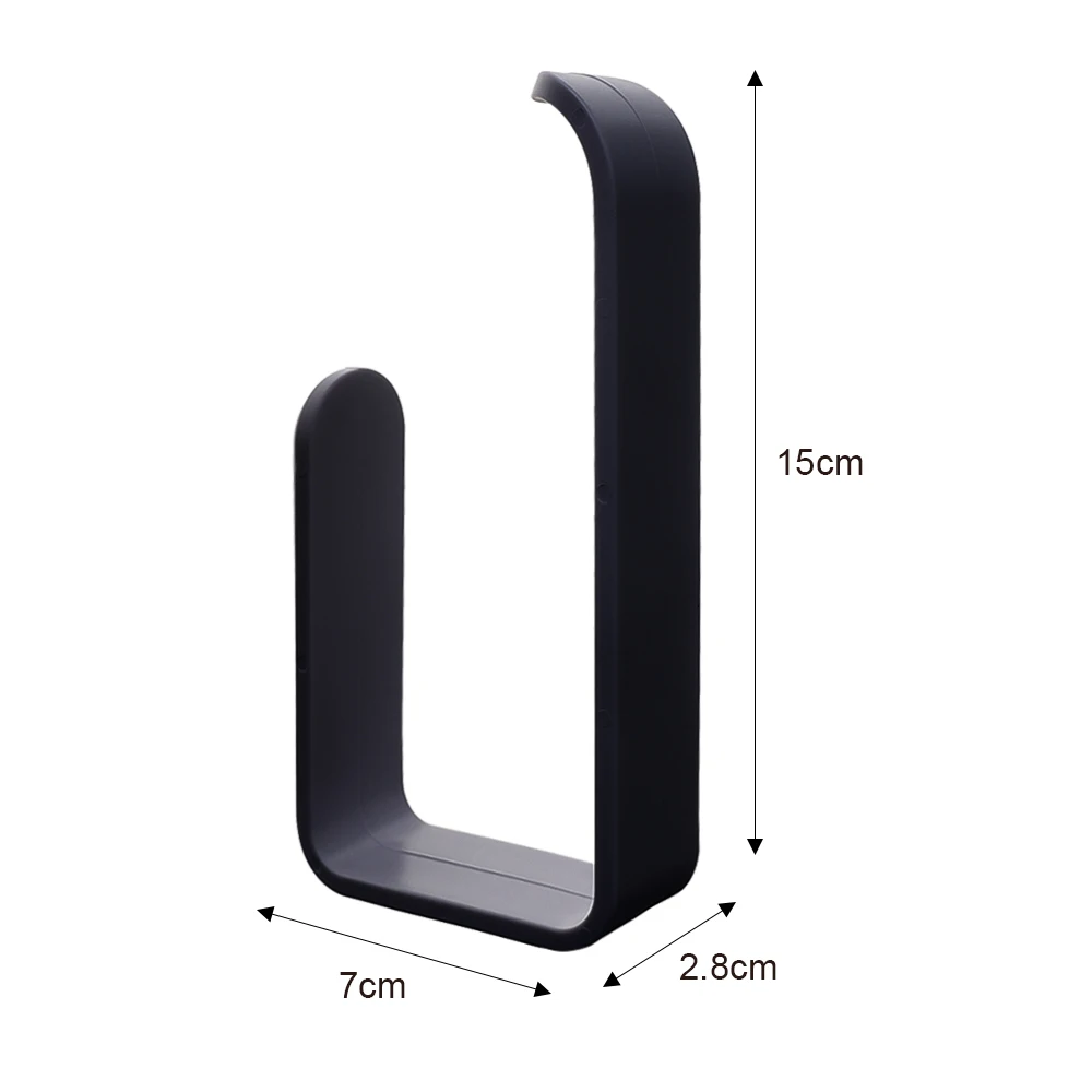 1Pc Wall Mounted Toilet Paper Holder No Punching Tissue Towel Roll Bathroom Towel Rack Bathroom Accessories Material Plastic