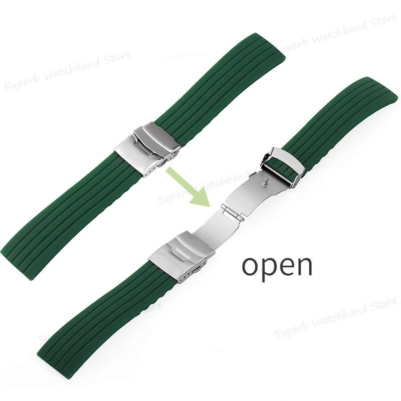 男性と女性のためのユニバーサル防水ラバーストラップ,スポーツブレスレット,Huaweiウォッチ用シリコンウォッチバンド,Samsung Galaxy, 18mm, 20mm, 22mm, 24mm