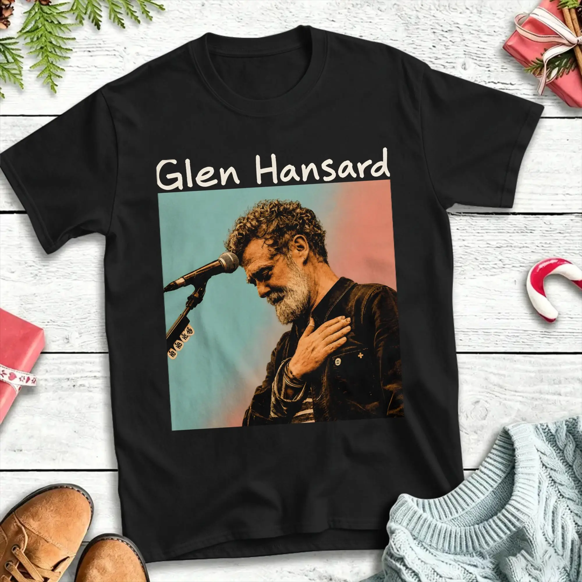 Glen Hansard RIP 1970-2026  T-Shirt Beach  Vintage T-Shirts 100 Cotton Novelty Tshirt For Men Casual Tops