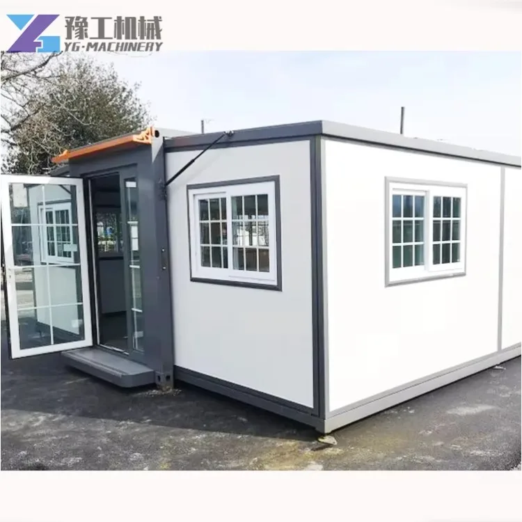 Customized 20-Foot Prefabricated Shipping Container House Modern Steel Small House Kit for Hotels and Shops