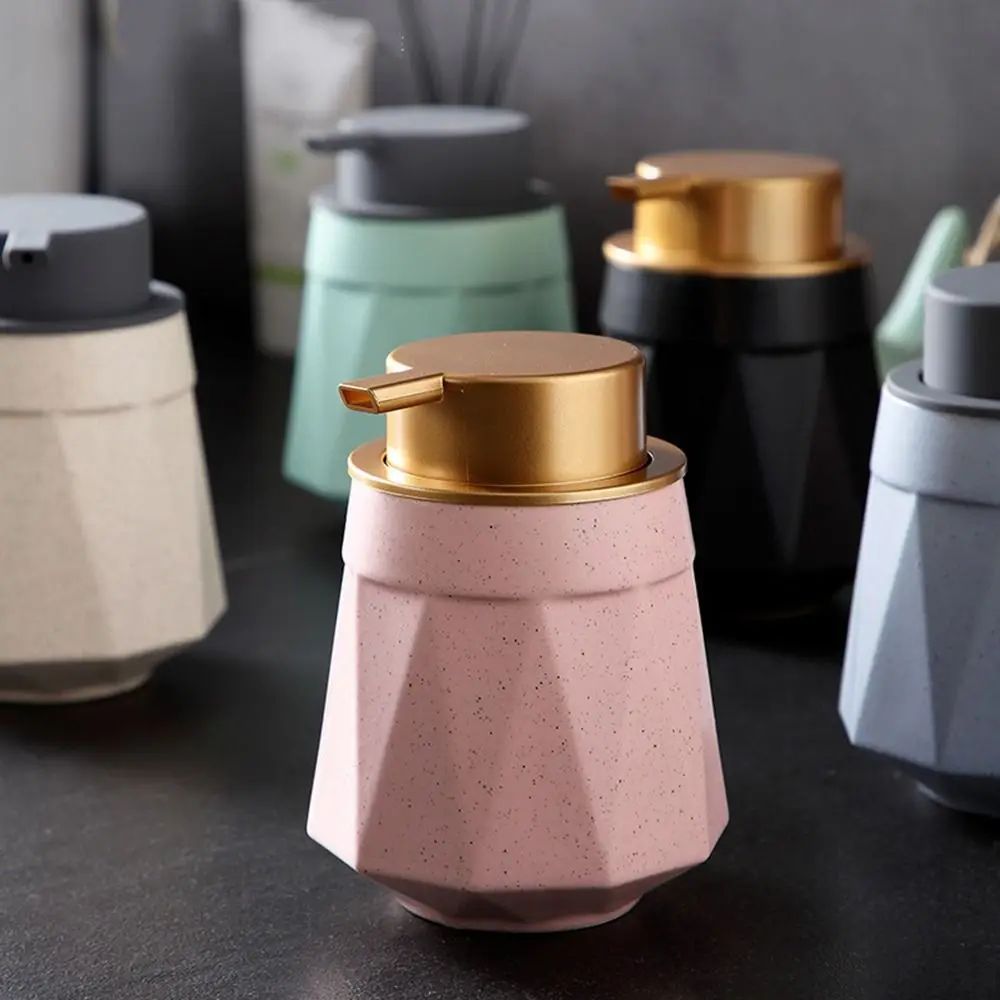 

Refillable Ceramic Soap Dispenser Nordic Style Simple Hand Liquid Pump Bottles Removable Easy-to-Press Pump Hand Soap Container