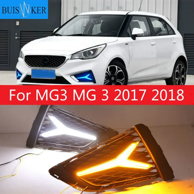 

LED DRL daytime running light + fog lamp for MG3 MG 3 2017 2018