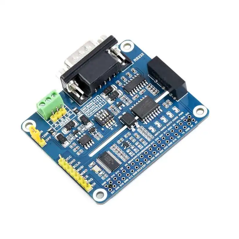 Raspberry Pi RS485 RS232 Isolated Expansion HAT SPI control