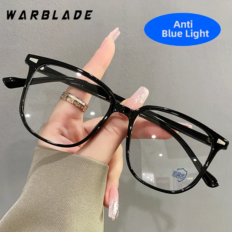 

Vintage Brand Square Frame TR90 Optical Women Men Glasses Luxury Designer Computer Office Work Games Anti-Blue Light Eyeglasses