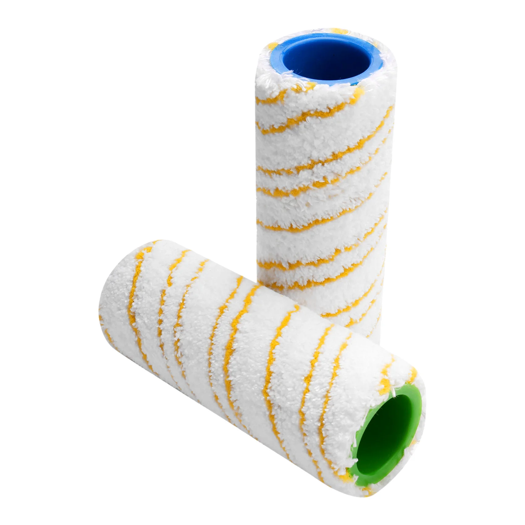 電気フロアクリーナー交換用ローラーセット,黄色,ケルヒャーfc5,fc7,fc3,fc3d,2.055-006.0, 2個