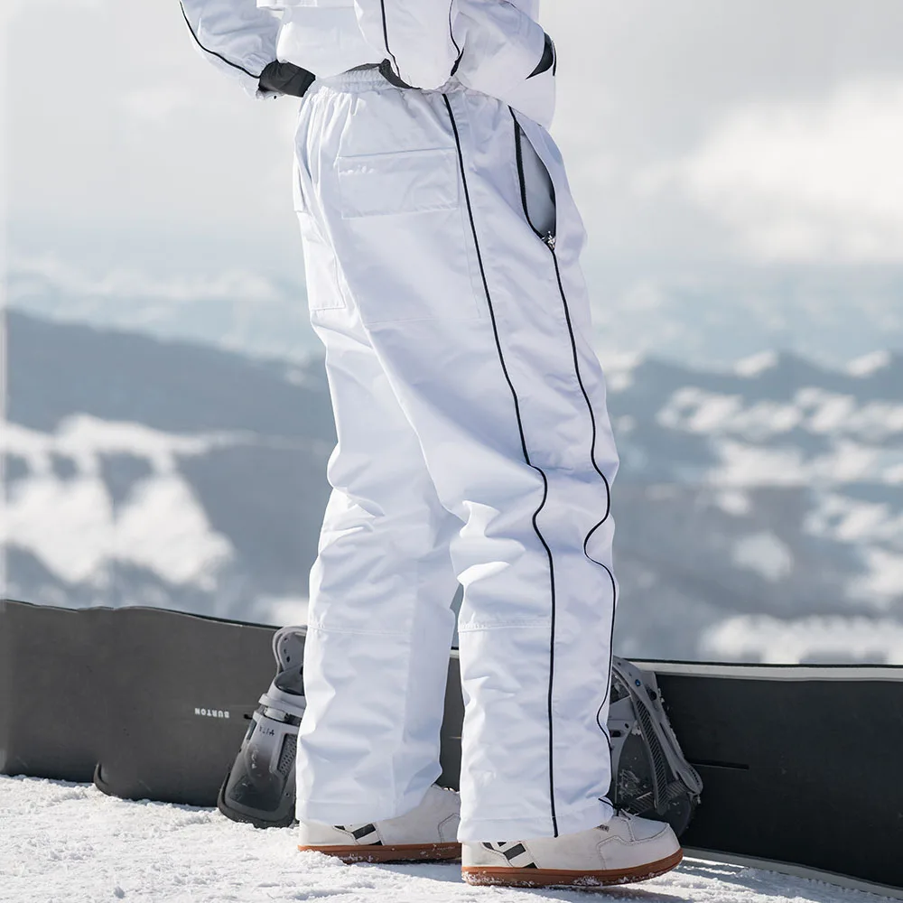 Men and Women Ski Pants New Outdoor Sports High Quality Suspenders Trousers Women Windproof Waterproof Warm Winter Snow Pants