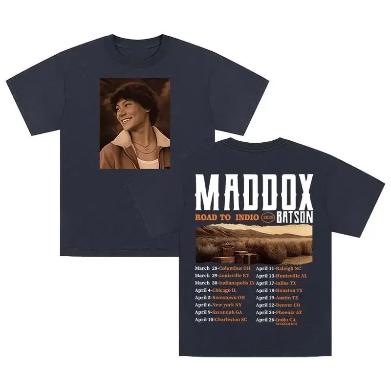 Maddox Batson T Shirt Road To Indio 2025 Tour Two Sides