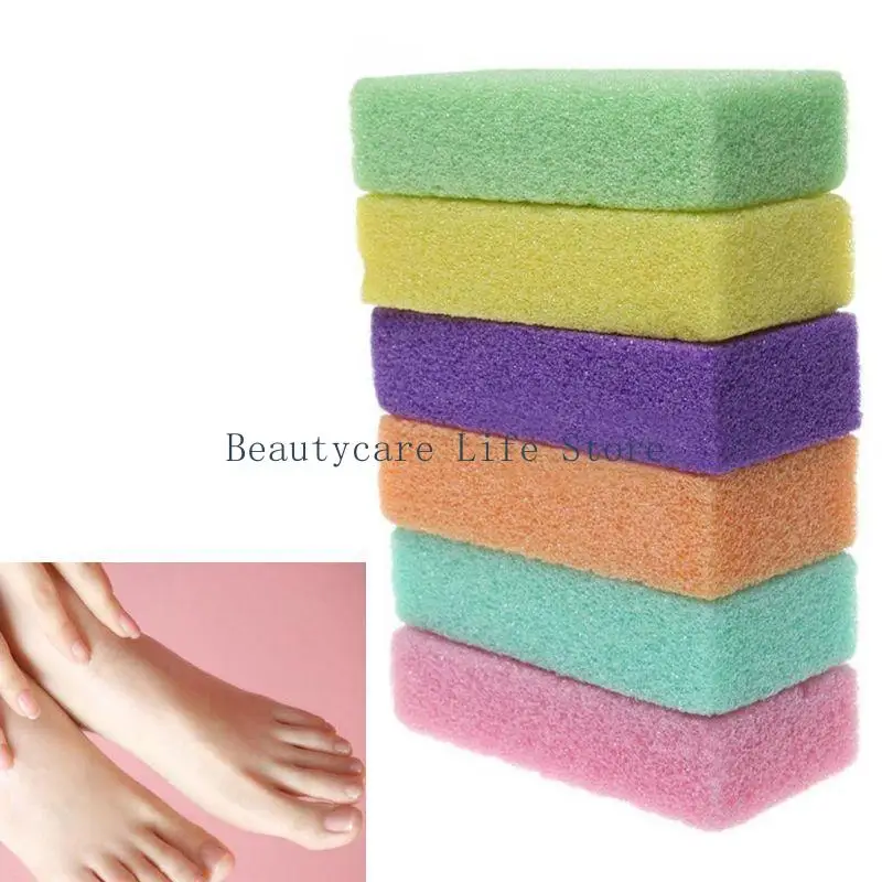 652CフットケアXFOLIATOR PEDICURE TOOL FOOT PUMICE STONE BLOCK CALLUS REMOVER SCRUBBERハードスキンリムーバークリーナー