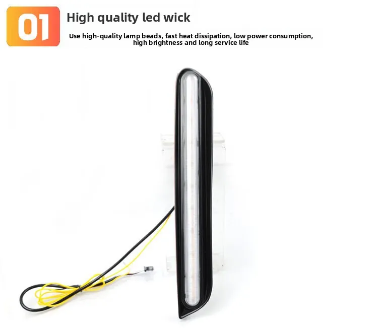 For Leapmotor C10 C16 2024 2025 Car Led Daytime Running Light Front Fog Lamp Led Flowing Turn Signal Modification Accessories detail image 4