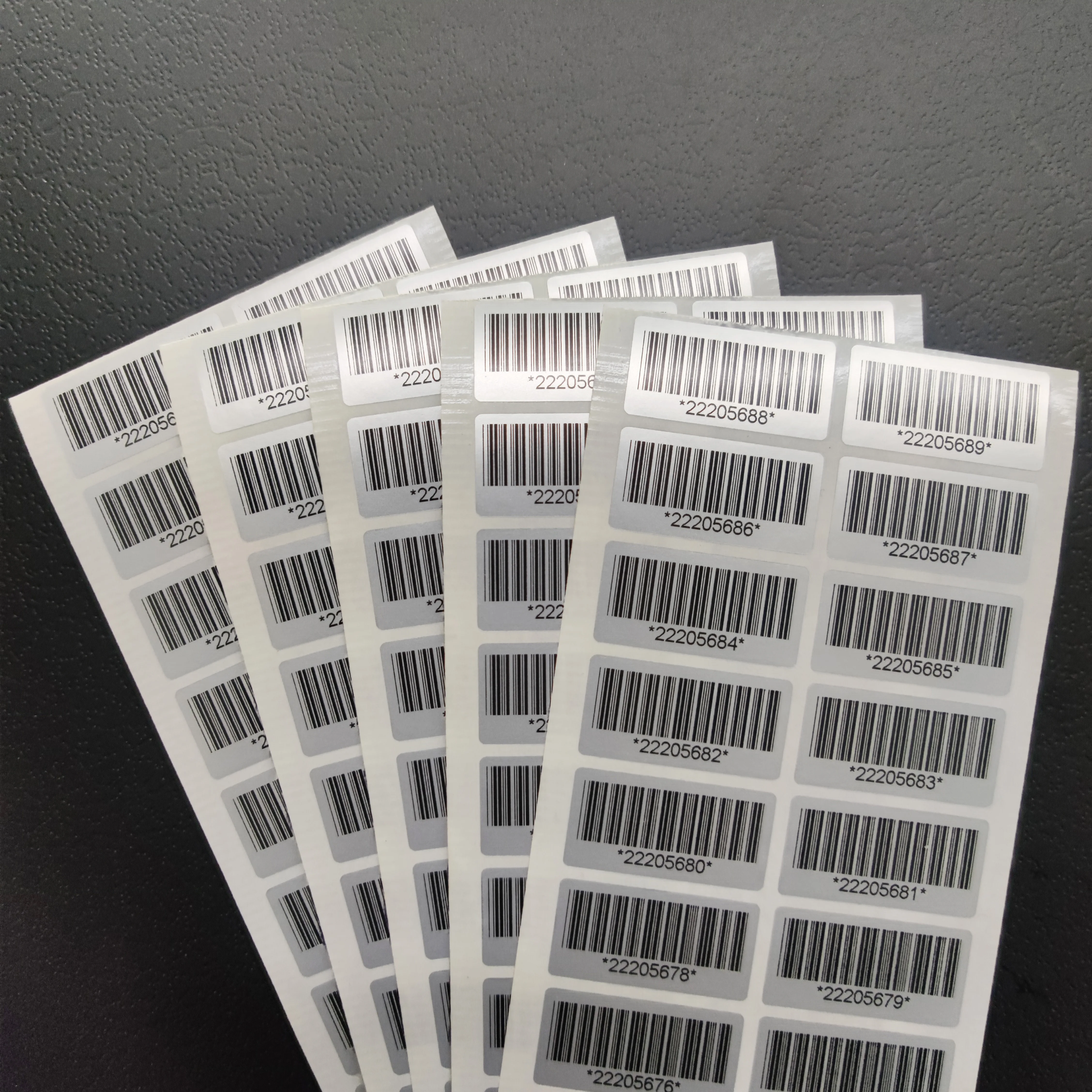 100PCS protection warranty sticker 30mm x 15mm security seal Tamper-proof warranty sticker Serial number Barcode sticker