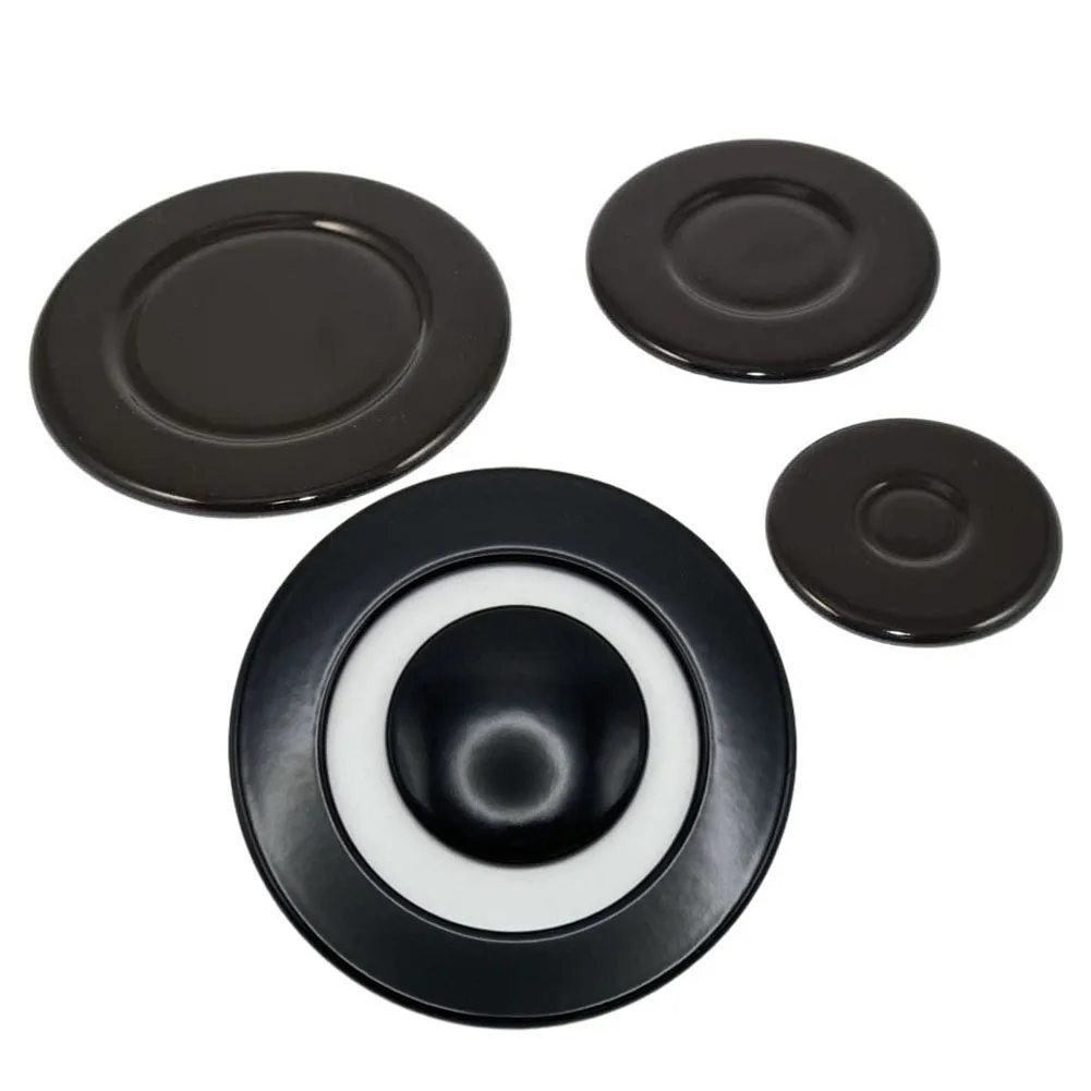 Tapa de quemador adecuada para estufa de Gas SABAF, cubierta superior para fuego, accesorios para quemador de horno, piezas de mejora para el hogar, 4 Uds.