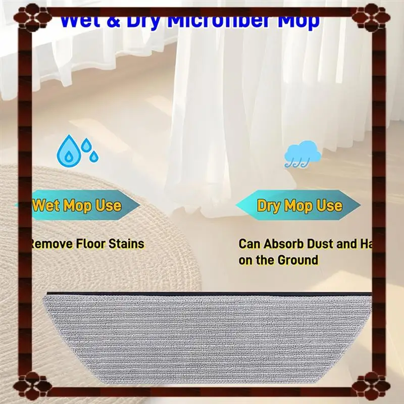 وسادات ممسحة بديلة متوافقة مع التسليم لمدة 24 ساعة قابلة للغسل وقابلة لإعادة الاستخدام 10 عبوات لسمك القرش RV2820YE RV2820ZE RV2800AE RV2800S AV2800ZE