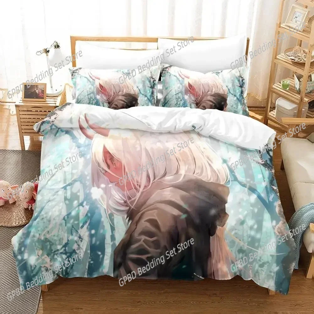 

Luxury New 3D Print Zero Two (Darling in the FranXX) 002 Bedding Set Single Twin Full Queen King Size Bed Set Duvet cover Sets