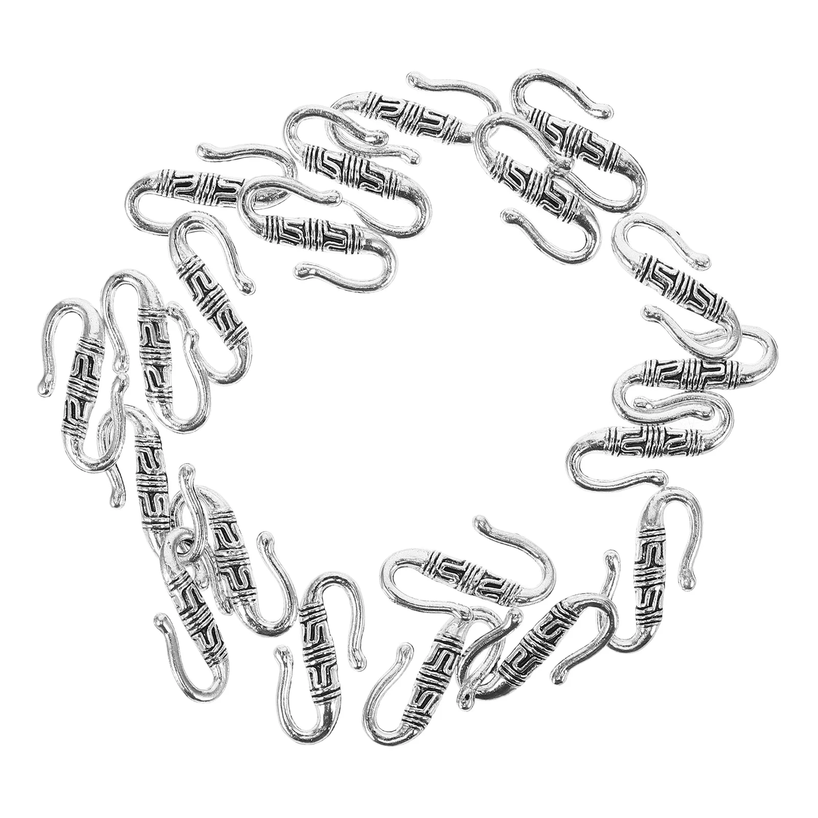 

Charms for Necklaces Tibetan Silver Accessories Buckle Bracelets Bead Jewelry Connector