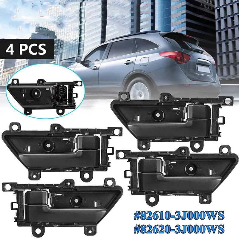 

4 шт. автомобильные внутренние дверные ручки для Hyundai Veracruz Ix55 2007-2012 82610-3J000ws 82620-3J000ws