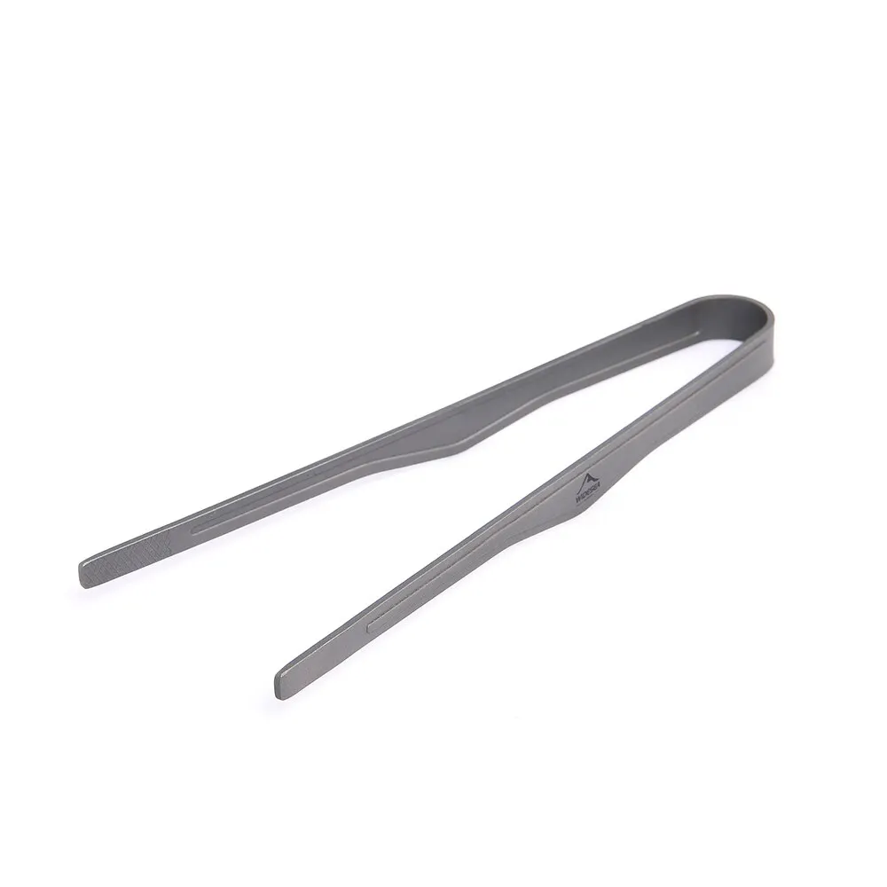 Widesea Camping Titanium Tea Cup Clip Outdoor Ultralight Steak Lid Barbecue Antiscalding Tea Tweezer Tableware Toast Tongs