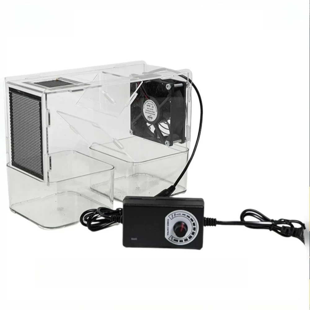 

Акриловый вентилятор для зерна попугая, вентилятор для кормления