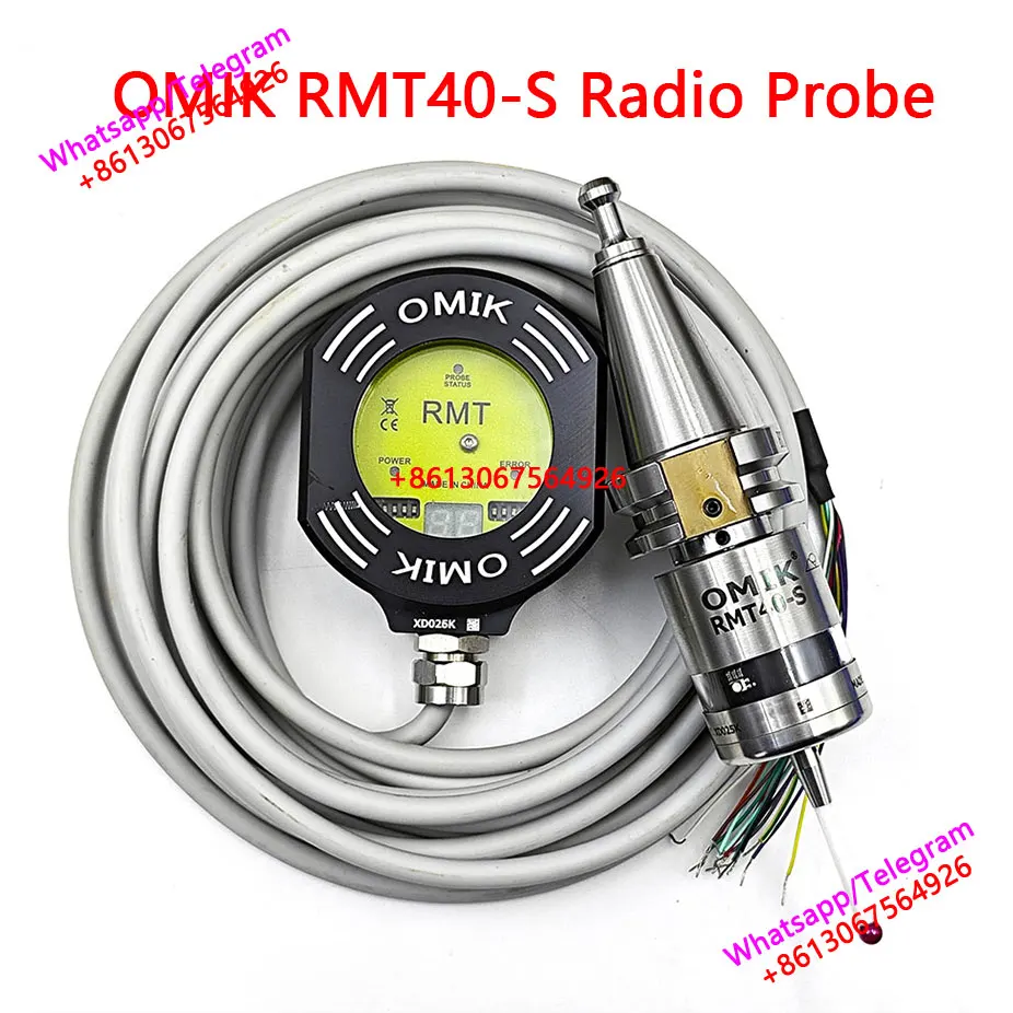 Radio photoelectric wireless probe, CNC machining center edge finder RMT40-S replaces Renishaw Marposs wireless probe