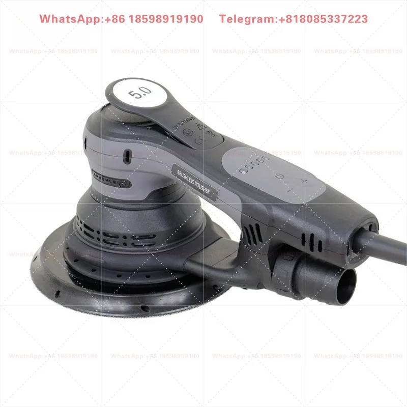 Wholesale 6 Inch 380W Brushless Random Orbital Sander 5mm Eccentric Wood Car Paint Polishing Eccentric Sanding Machine