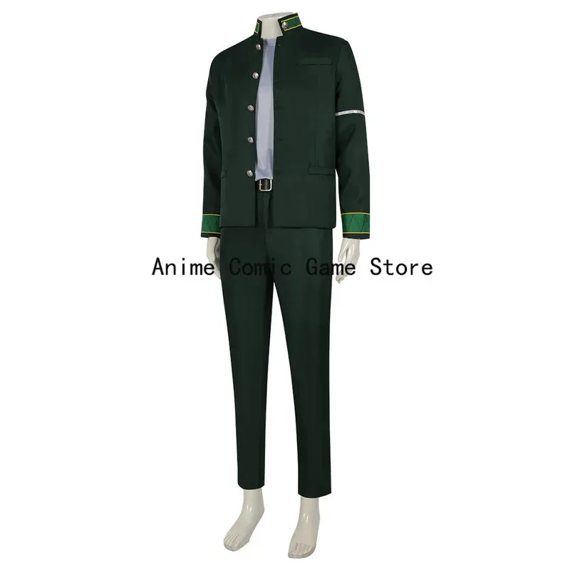 متوفر XS-XXL كيوتارو سوجيشيتا كوسبلاي أنيمي كسارة الرياح شعر مستعار كوسبلاي معطف الهالوين ملابس حفلات كرنفال للرجال