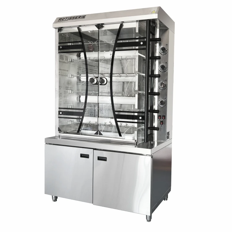

Hot Sale Stainless Steel Gas Chicken Rotisserie Machine Oven