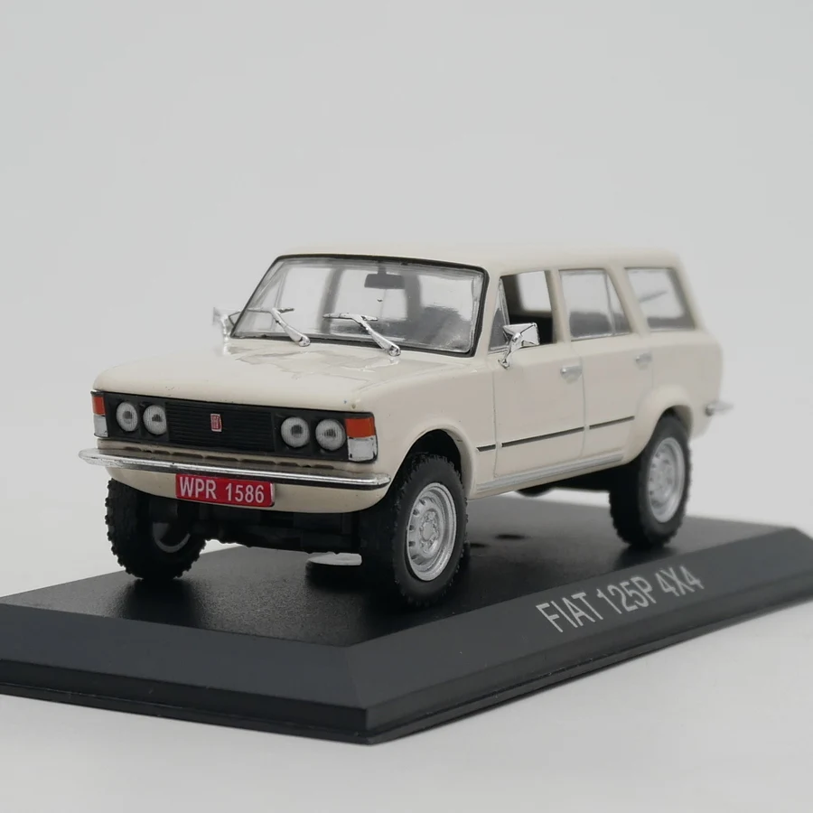 

1:43 Scale Diecast Alloy Fiat 125P 4X4 Station Wagon SUV Toys Cars Model Classics Ornaments Adult Souvenir Gifts Static Display