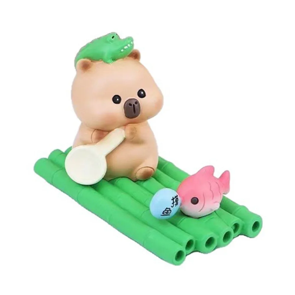 

Figure Model Capybara Phone Holder Desk Decor Animal Capybara Mobile Phone Stand Support Cartoon Capybara Cell Phone Bracket