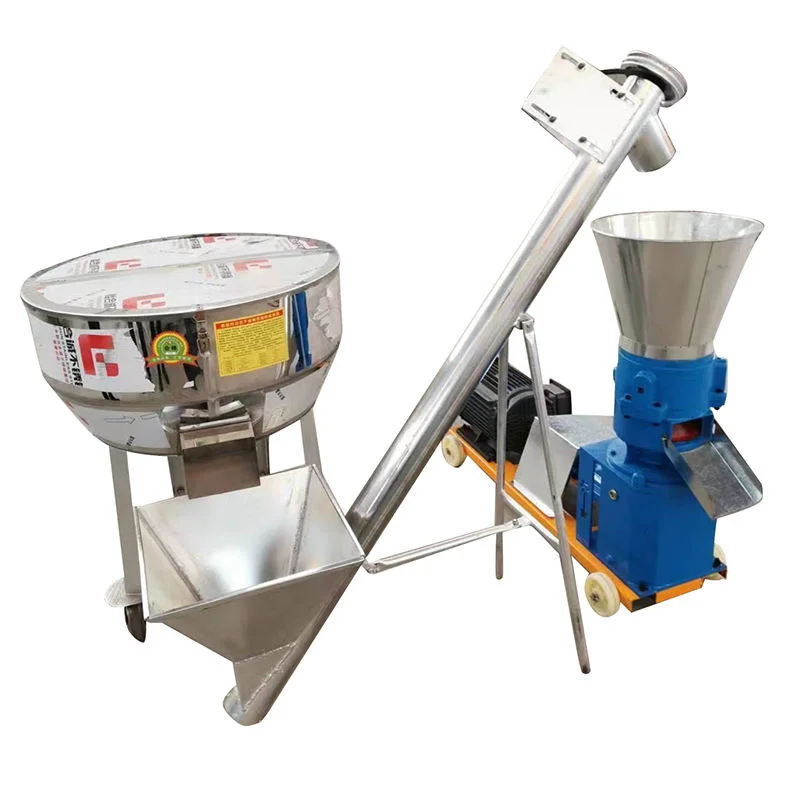 1-2t/h Complete Pellet Machine Animal Feed Production Line Turnkey Poultry Livestock Chicken Cattle Feed Mill Plant