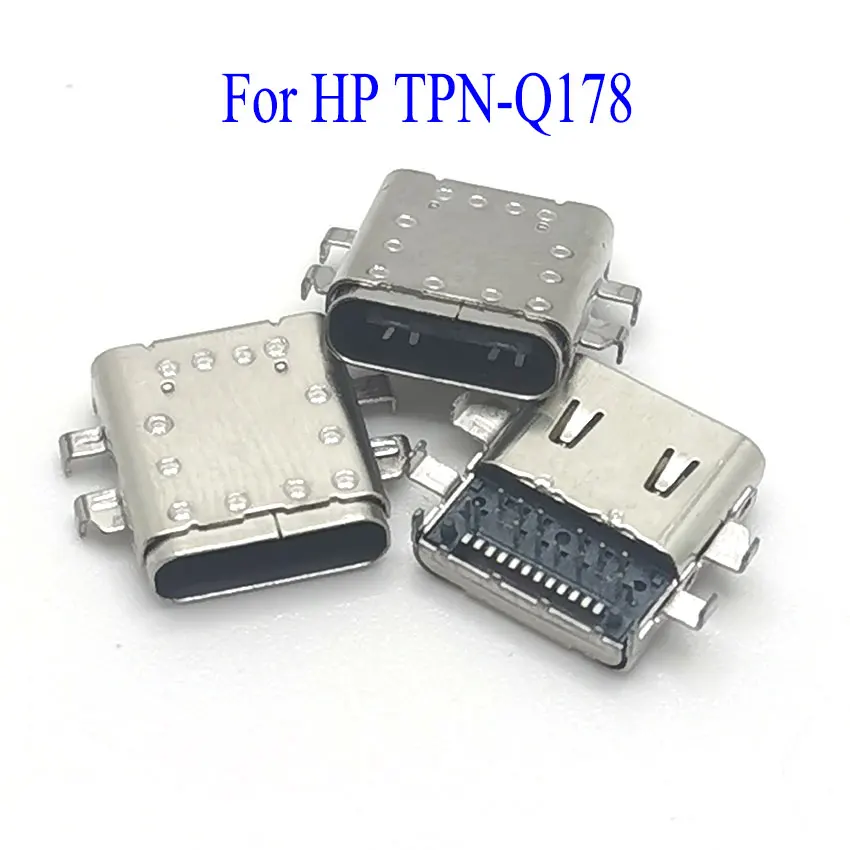 

20-100PCS USB Type C Power Connector Jack SuitableFor HP TPN-Q178 13-W02TTU notebook Power charging port built-in jack Tail plug