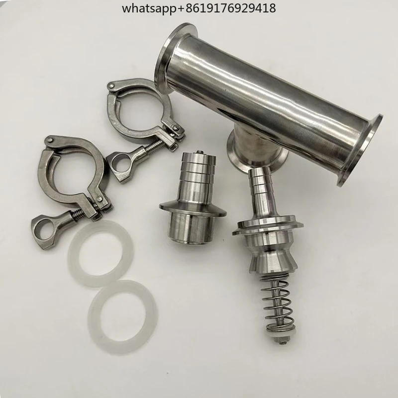 

304 Stainless Steel Pneumatic Filling Machine with Three-Way Check Valve Inlet Outlet Liquid Beer Filling for Plastic Bottles